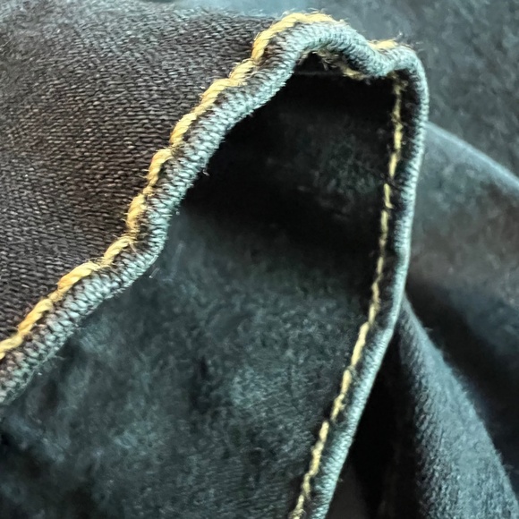 Low Rise Vintage Baby Phat ESTILO Stretch Flare Capri Crystal Cat Pockets Size 9 - Picture 5 of 14